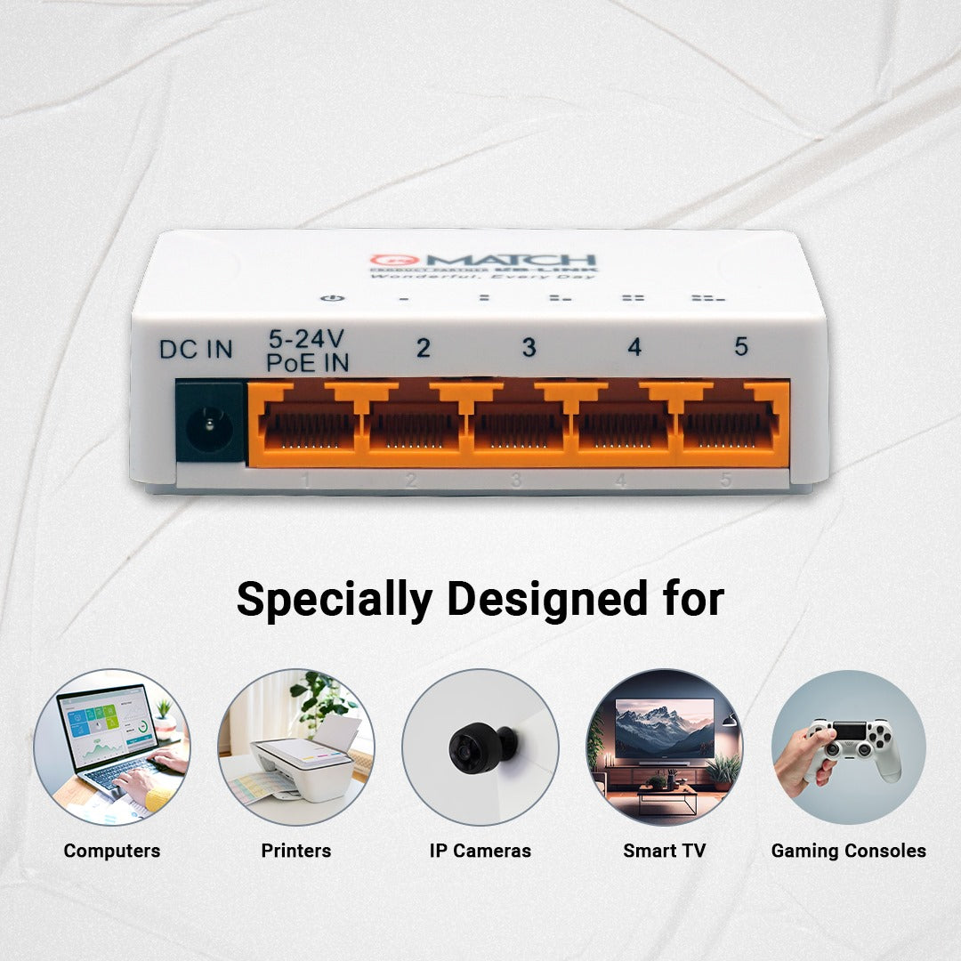 5 Port 10/100 Ethernet Switch