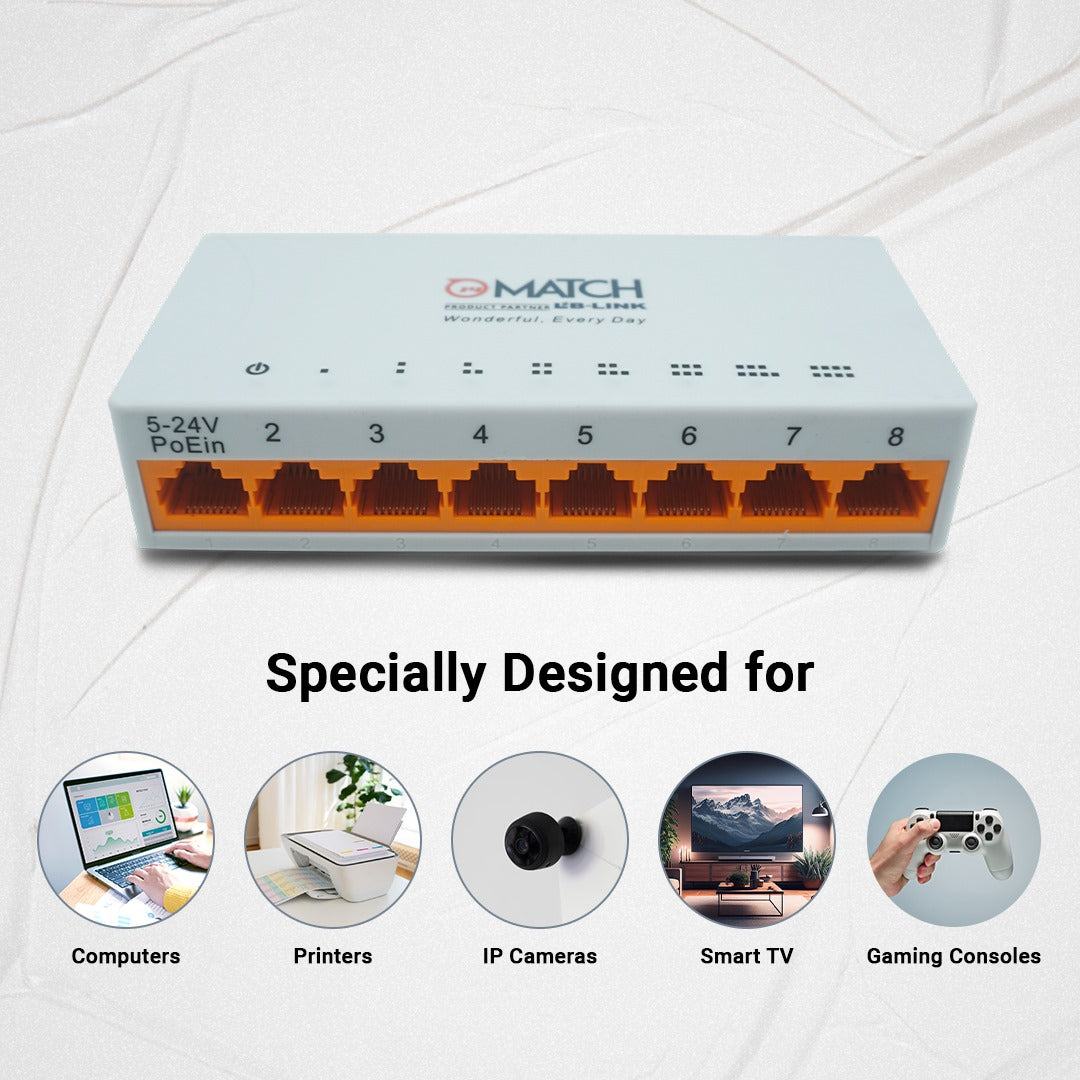 8 Port Ethernet Switch