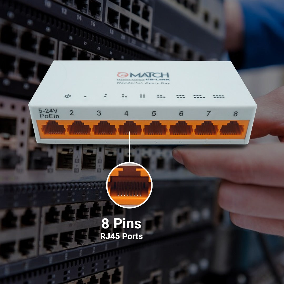 8 Port Ethernet Switch