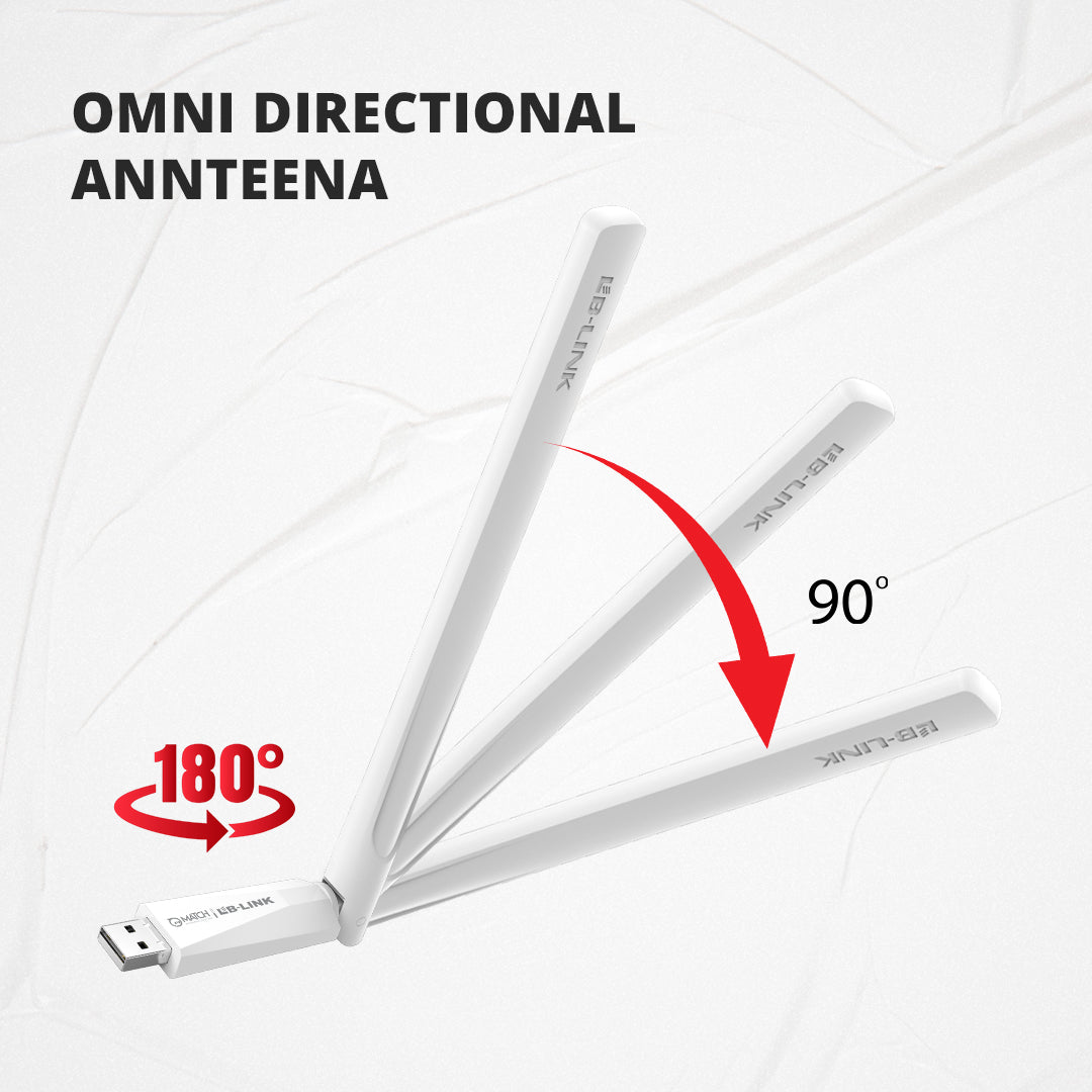AC650 High Gain Wireless  Dual-Band USB Adapter