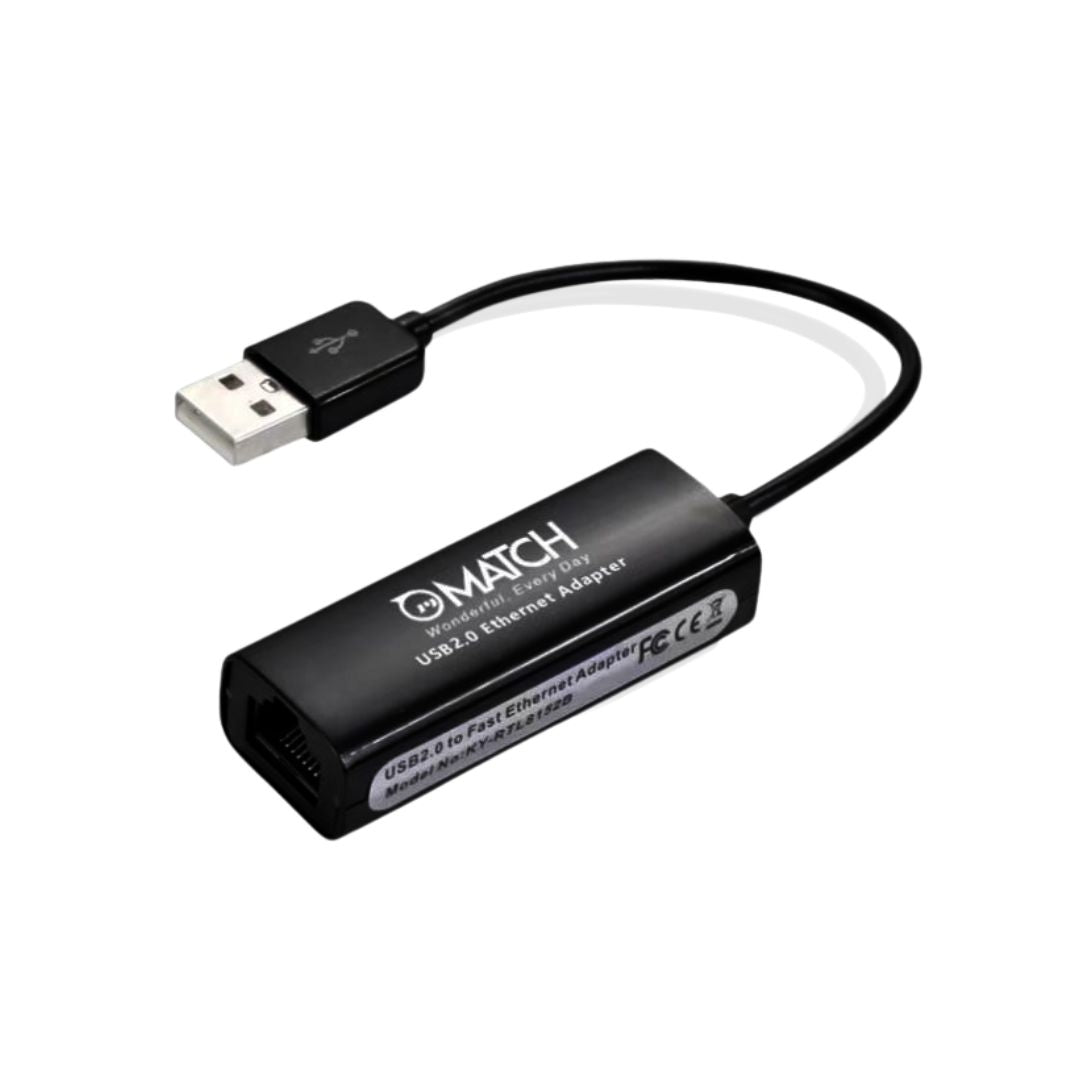 MATCH LB-LINK USB 2.0 Ethernet 10/100Mbps Adapter