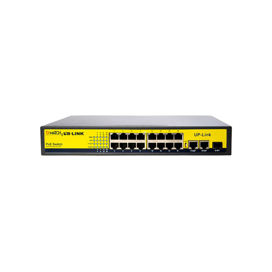 16 Port PoE Switch