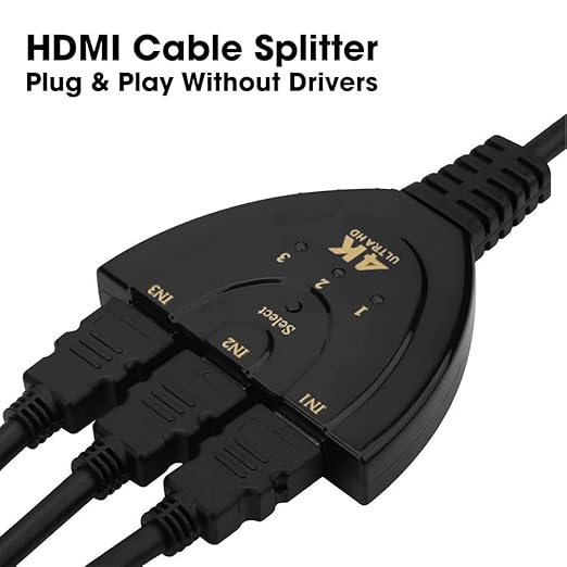 HDMI switch 3 PORT 4K