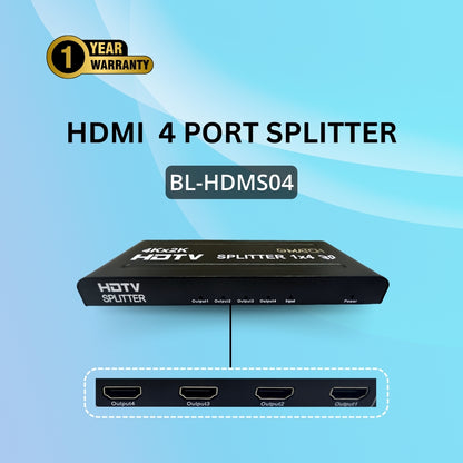 4 PORT HDMI SPLITTER