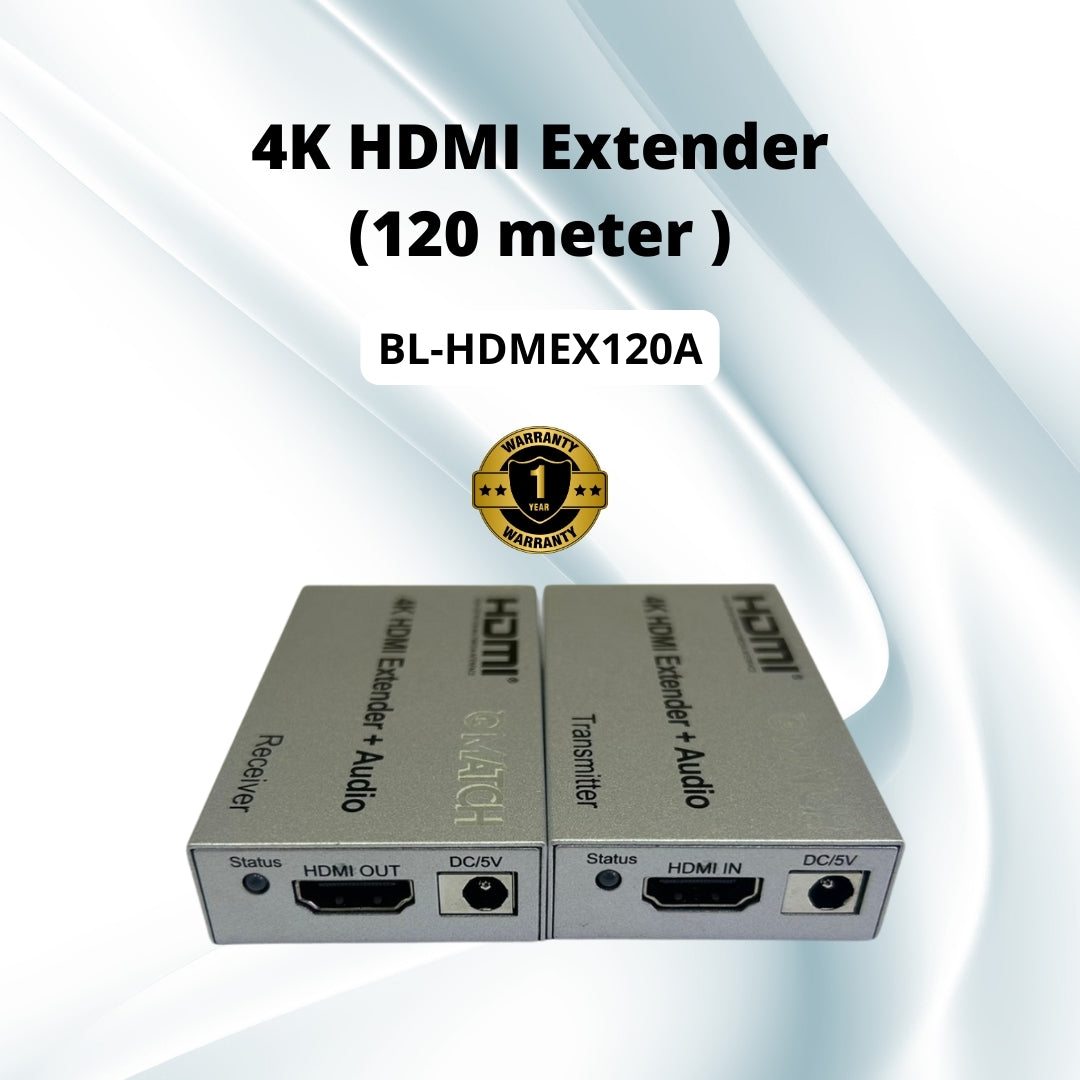 4K 120M HDMI Extender with audio