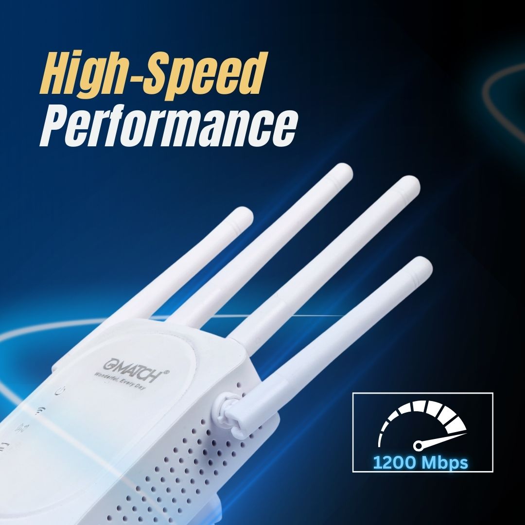 Brightspeed Rang Extender AC1200Mbps Dual Band Repeater/Range Extender – Match Digisol