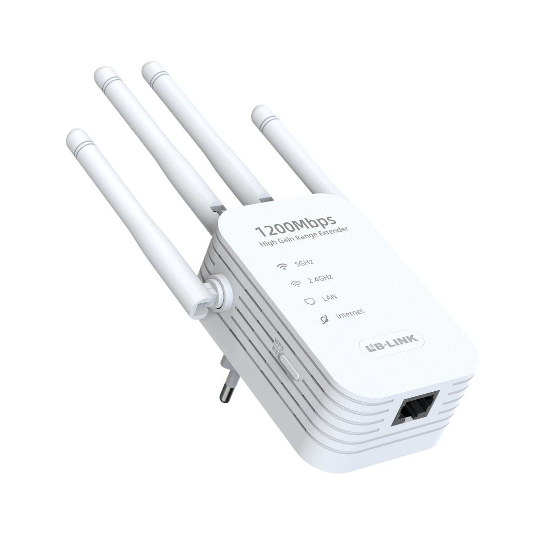 This 1200Mbps dual band wifi booster can also be used as an access point.