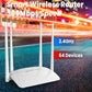 wireless router with 300mbps and 64 devices connectivity and 2.4GHz Band