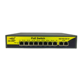 8 Port Gigabit PoE Switch with 10-100-1000mbps