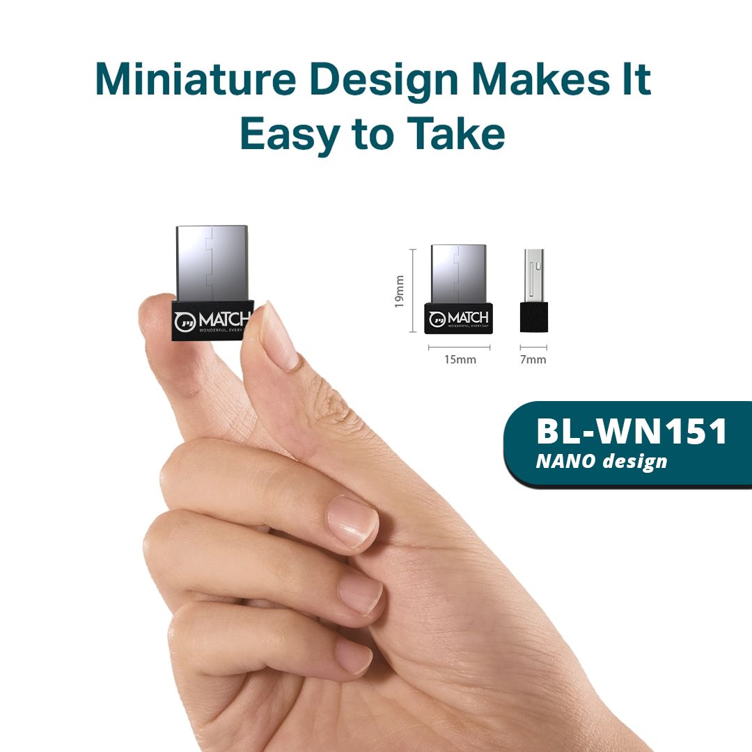 The sleek miniature design of lb-link usb wifi adapter provides the facility that it can be left in the pc unnoticed.